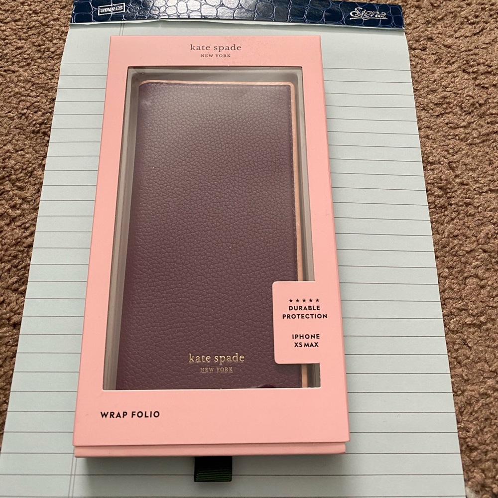 Kate Spade IPhone XS Max wrap folio! New!